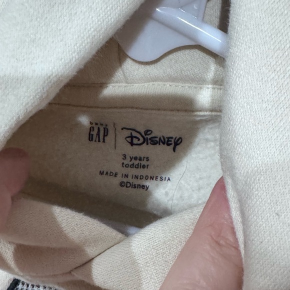 GAP Kids Cream Hoodie with Mickey Mouse - Picture 2 of 2